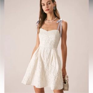 NWT A line, Ivory Soft Girl‎ Romantic Cocktail Homecoming Dress, Small